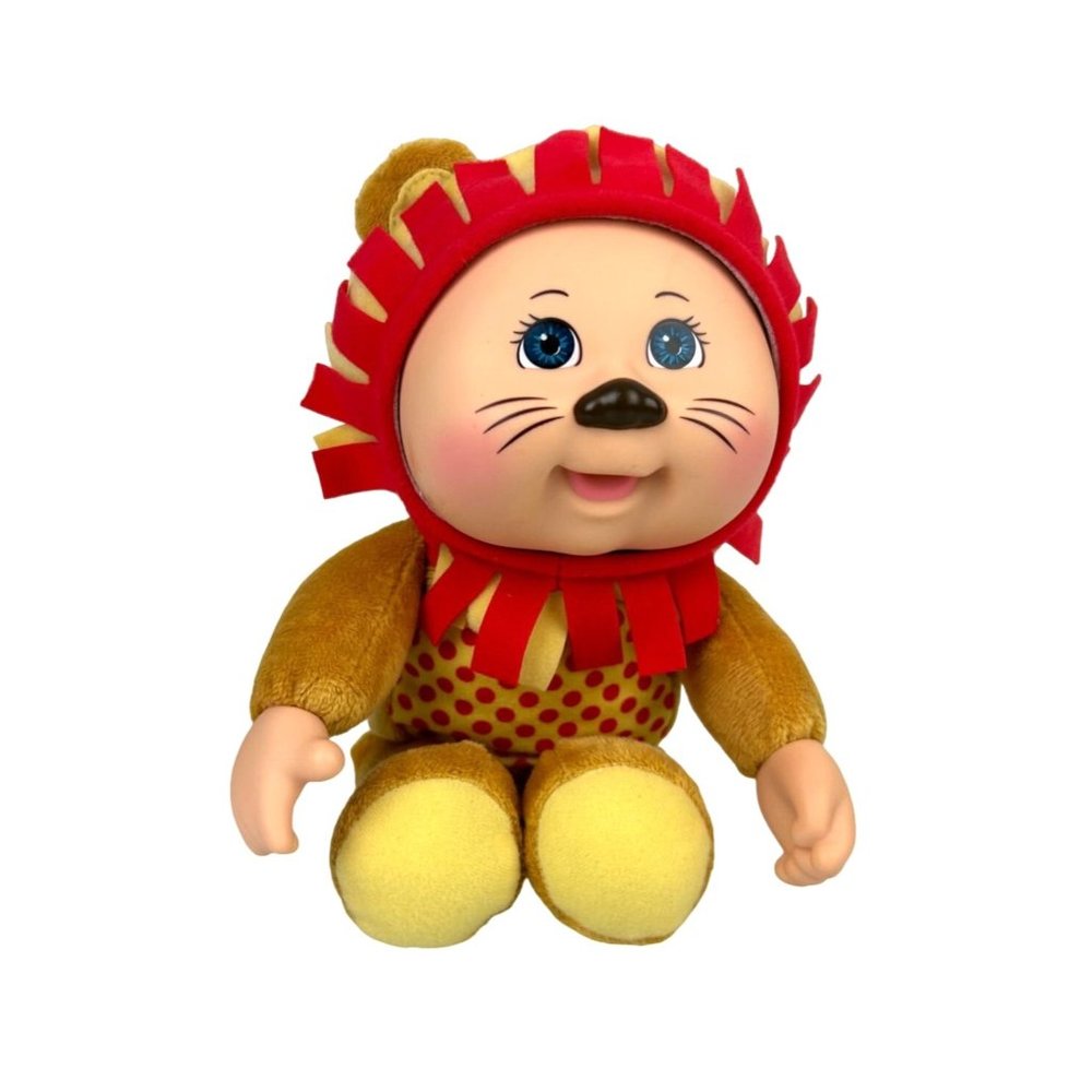 Cabbage Patch Kids Baby Lion Plush Doll, Polka Dots, Soft Toy, 10.5"